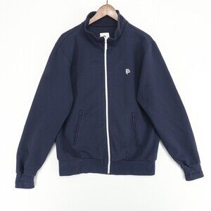 Flint Park Court‎ Jacket Mens Medium Navy Blue Full Zip Tennis